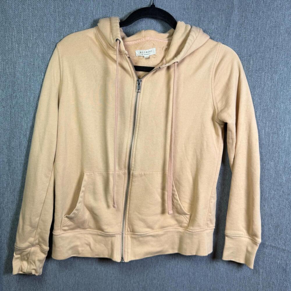 Mile(s) By Madewell Women's Size XS Rainbow Zip Up Hooded Sweatshirt